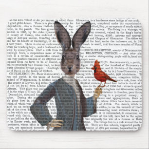 Mousepad Coelho e ave 2