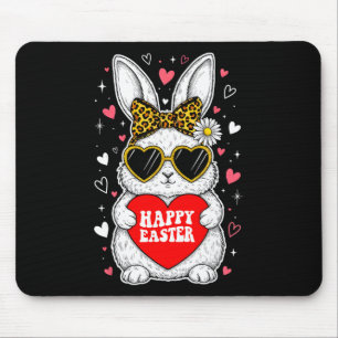 Mousepad Coelho Feliz de Páscoa Caça ao Ovo de Primavera Fa