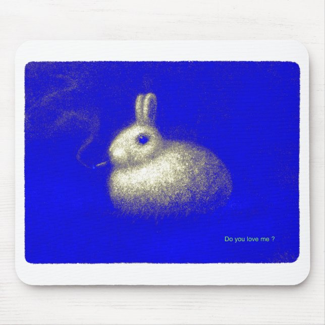 Mousepad Coelho Fumante (Frente)