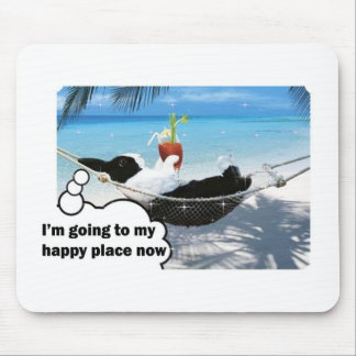 Mousepad Coelho holandês no lugar feliz