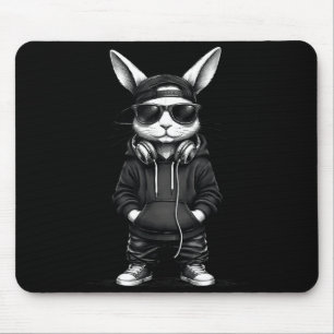 Mousepad Coelho Legal Com Óculos De Sol Bonito Dia De Pásco