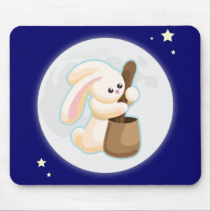 Mousepad Coelho na lua