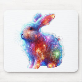 Mousepad Coelho Prismo Brilhante - Animal Neon Light Eetére