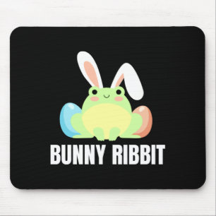 Mousepad Coelho Sapo de Páscoa Design Anfíbio Coaxar
