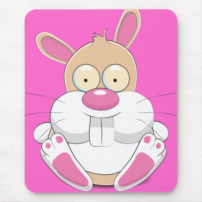 Mousepad Coelhos  "amam Coelhos " "Coelhos de estimação " " (Frente)