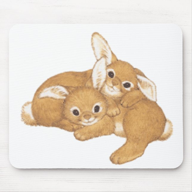 Mousepad Coelhos de Huggy (Frente)