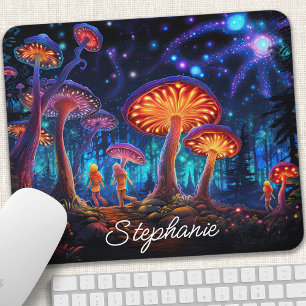 Mousepad Cogumelo Luminoso Personalizado