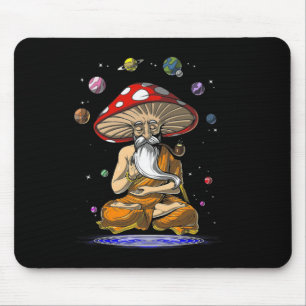 Mousepad Cogumelos Mágicos Ioga Buda Zen Engraçado Mulheres