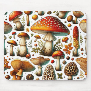 Mousepad Cogumelos Selvagens Caprichosos