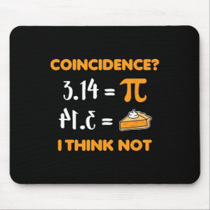 Mousepad Coincidência Pi 3.14 Amantes Matemáticos do Math P