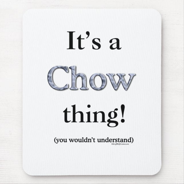 Mousepad Coisa Chow Chow (Frente)