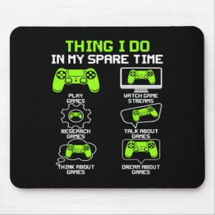 Mousepad Coisas Engraçadas Que Eu Faço No Meu Tempo De Uso
