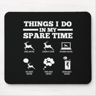 Mousepad Coisas Que Eu Faço Em Meus Deers De Tempo Pouco