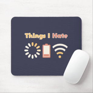 Mousepad Coisas que Eu Odeio Codificação de Computador