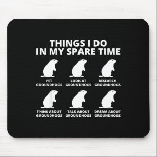 Mousepad Coisas que faço no meu tempo livre Amor por animai