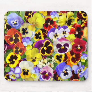 Mousepad Colagem Colorida de Pansy