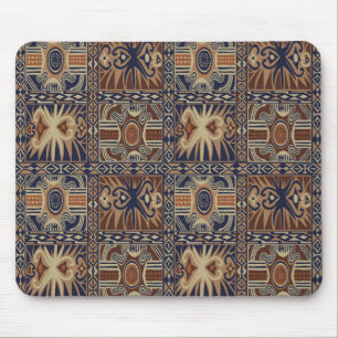 Mousepad Colagem Contemporâneo Tribal Africano
