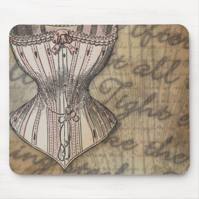 Mousepad Colagem Corset (Frente)