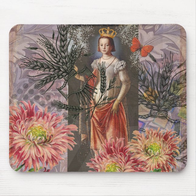 Mousepad Colagem da Deusa Virgem Celestial: Celestial Vinta (Frente)