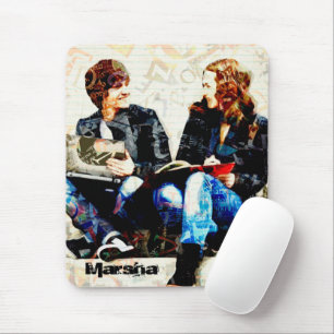 Mousepad Colagem de Adolescentes Temidos na Escola Personal