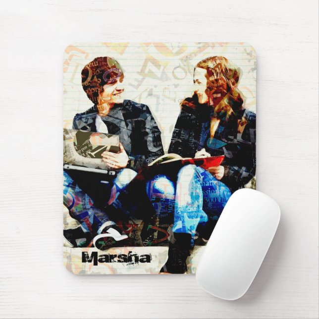 Mousepad Colagem de Adolescentes Temidos na Escola Personal (Com mouse)