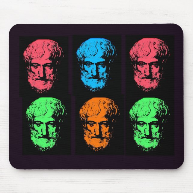 Mousepad Colagem de Aristotle (Frente)