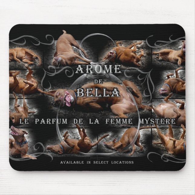 Mousepad Colagem de Cachorros Feliz de Chocolate Colado (Frente)