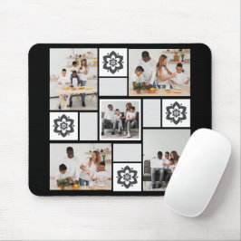 Mousepad Colagem de Fotografias com design Floral 5