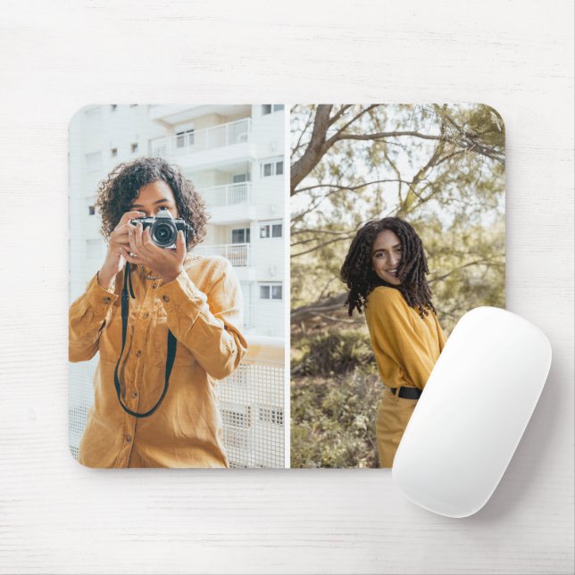 Mousepad Colagem de Fotografias do Design 2 (Com mouse)