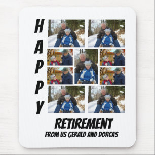 Mousepad Colagem de Fotografias Personalizada Simples Retir