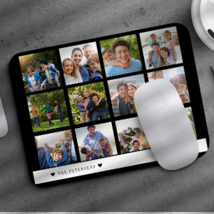 Mousepad Colagem de fotos da família lembrança
