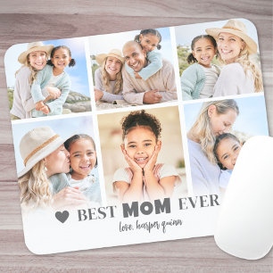 Mousepad Colagem de Fotos da Melhor Mãe
