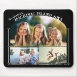 Mousepad Colagem de Fotos | Férias Familiares/Álbum De Reun<br><div class="desc">Crie um belo lembrete de uma adorável reunião de férias ou família em um impressionante e vibrante painel de mouse que você pode apreciar todos os dias. Adicione 3 fotos favoritas e qualquer texto para capturar os momentos para sempre em uma bela imagem colage mouse pad para manter ou dar...</div>