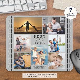 Mousepad Colagem de fotos MÍNIMA EVER DO MELHOR PAI person