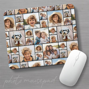 Mousepad Colagem de Fotos no Instagram - Até 6 fotos Preto
