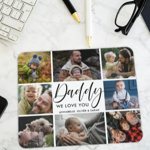 Mousepad Colagem De Fotos ''Pai'' Nós Te Amo