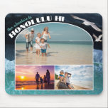 Mousepad Colagem de Fotos | QUALQUER Férias De Destino De P<br><div class="desc">Crie um lembrete divertido do período de férias ou reunião familiar há muito aguardado neste impressionante e vibrante painel de mouse impresso que você pode gostar de ver todos os dias de solteiro. Adicione três de suas próprias fotos favoritas e o texto a qualquer destino da praia para capturar os...</div>