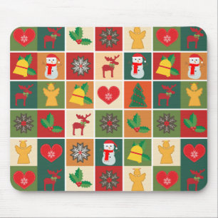 Mousepad Colagem de Natal