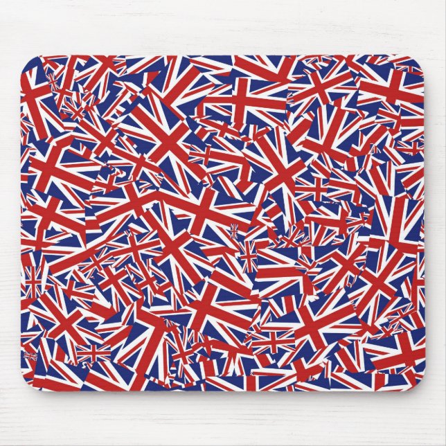 Mousepad Colagem de Union Jack (Frente)
