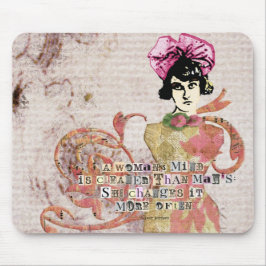Mousepad Colagem Digital Mind para Mulheres