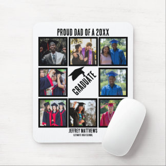 Mousepad Colagem Personalizada de Fotos de Pai Ortográfico 