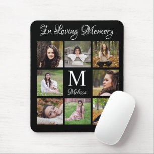 Mousepad Colagem Personalizada De Fotos Em Memória Adorável