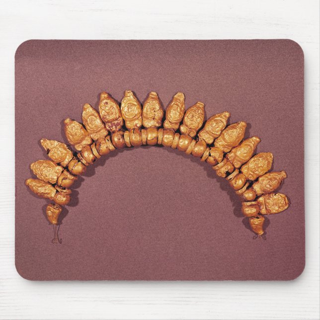 Mousepad Colar com máscaras dos maenads e do Silenus (Frente)