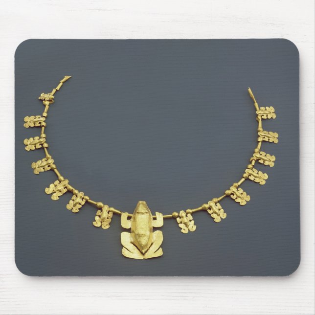 Mousepad Colar de Quimbaya com sapos, de Colômbia (Frente)