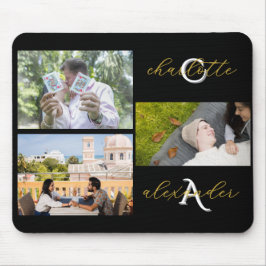 Mousepad Colcha de Rato com Colagem de Fotos da Família em