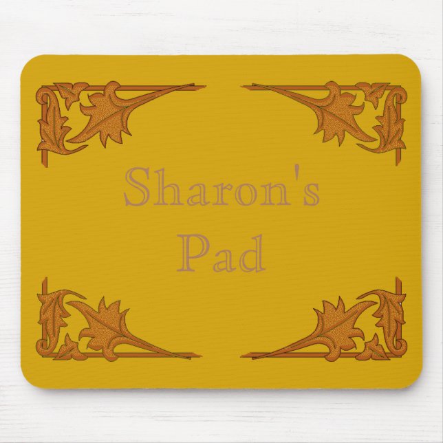 Mousepad - Colchetes de folhas (Frente)