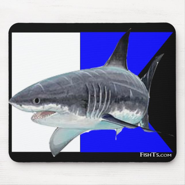Mousepad Coleção alfa dos mergulhadores da bandeira (Frente)