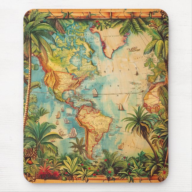 Mousepad-Coleção Atlas Vintage Mousepad (Frente)