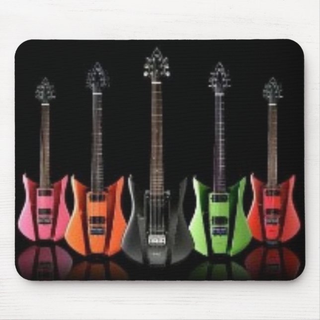 Mousepad Coleção da guitarra (Frente)
