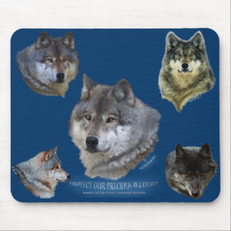 Mousepad Coleção de Apoiantes da Vida Selvagem da Cinza Alp